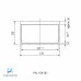 MOLDURA METALICA C/TAMPA PLASTICA DUPLA 468223-0000000 MURRELEKTRONIK