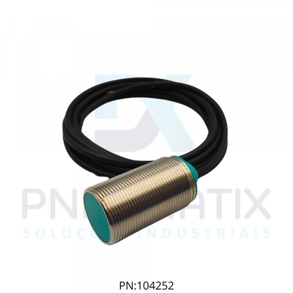 SENSOR IND.CIL.Sn:15MM POLARIDADE SAIDA CC 3 FIOS ALIM.10-30V PNP NBB15-30GM50-E2 PN:326161-0147 PEPPERL