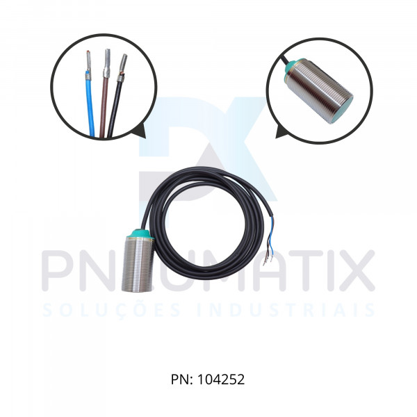 SENSOR IND.CIL.Sn:15MM POLARIDADE SAIDA CC 3 FIOS ALIM.10-30V PNP NBB15-30GM50-E2 PN:326161-0147 PEPPERL SENSOR IND.CIL.Sn:15MM POLARIDADE SAIDA CC 3 FIOS ALIM.10-30V PNP NBB15-30GM50-E2 PN:326161-0147 PEPPERL