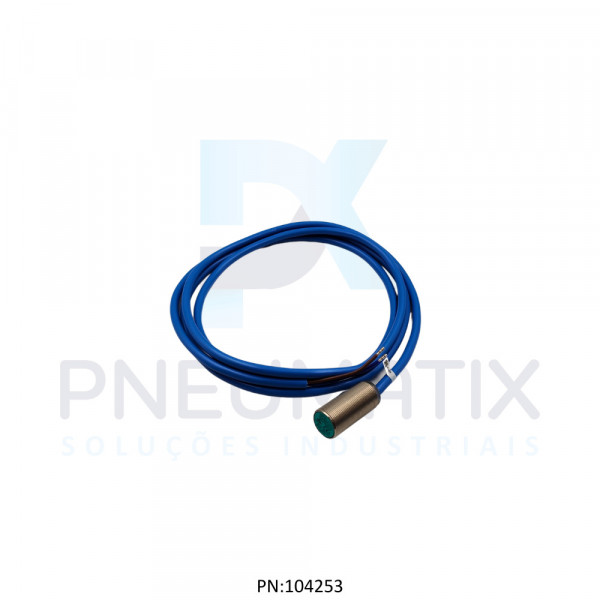 SENSOR IND.CIL.NAMUR Sn:8MM 2 FIOS TENSAO NOMINAL 8,2V PVC 6MM 2MTS NCB8-18GM40-N0 PN:70133058 PEPPERL