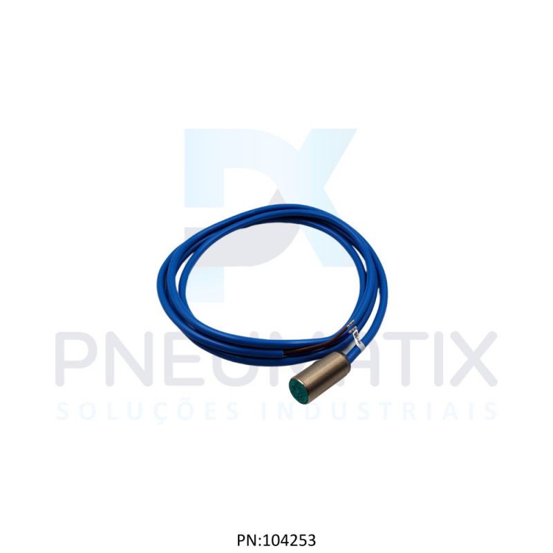 SENSOR IND.CIL.NAMUR Sn:8MM 2 FIOS TENSAO NOMINAL 8,2V PVC 6MM 2MTS NCB8-18GM40-N0 PN:70133058 PEPPERL