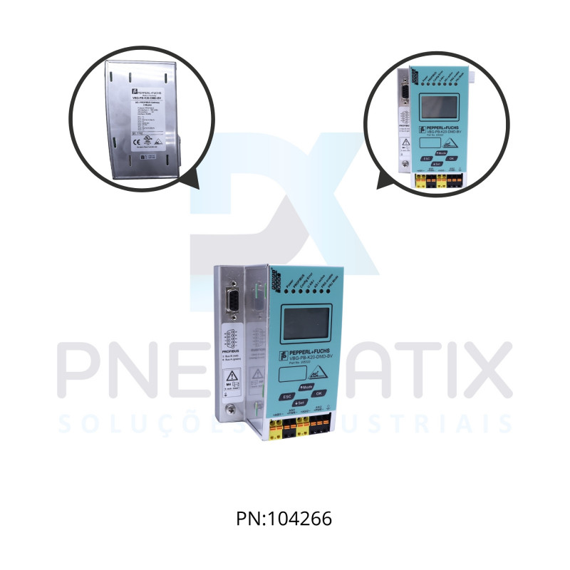 GATEWAY AS-I PROFIBUS DUPLO MESTRE VBG-PB-K20-DMD-BV PN:205322 PEPPERL
