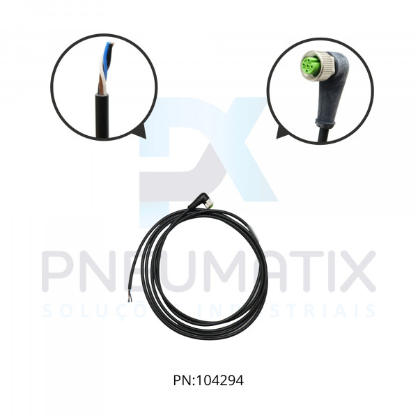 CABO C/CONECTOR 3MTS FEMEA ANGULAR M12 4 POLOS COR PRETO 712341-6140300 MURRELEKTRONIK CABO C/CONECTOR 3MTS FEMEA ANGULAR M12 4 POLOS COR PRETO 712341-6140300 MURRELEKTRONIK