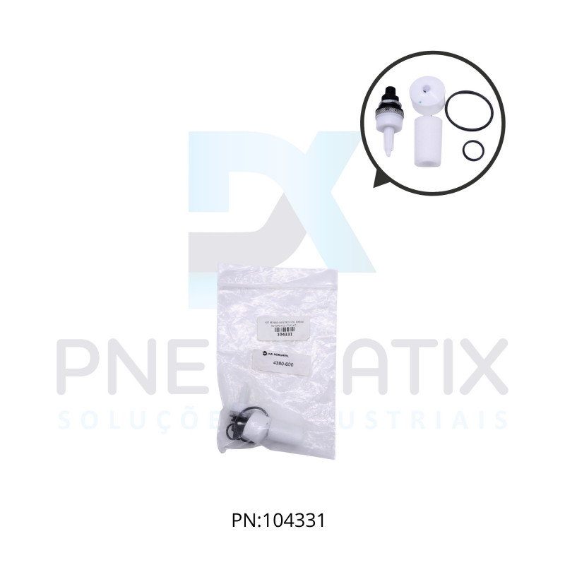KIT REPARO P/FILTRO F73G DRENO AUTOMATICO F73G-KITA40 NORGREN