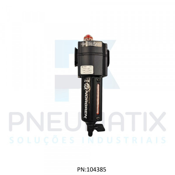 LUBRIFICADOR MICRO-FOG R.1/2 BSPP COPO METALICO L73M-4GP-QDN NORGREN