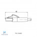 CABO RJ45 MACHO RETO 8P.0,3M (30CM) P/PAINEL CAT6 CZ GIGABIT 774711-7780030 MURRELEKTRONIK