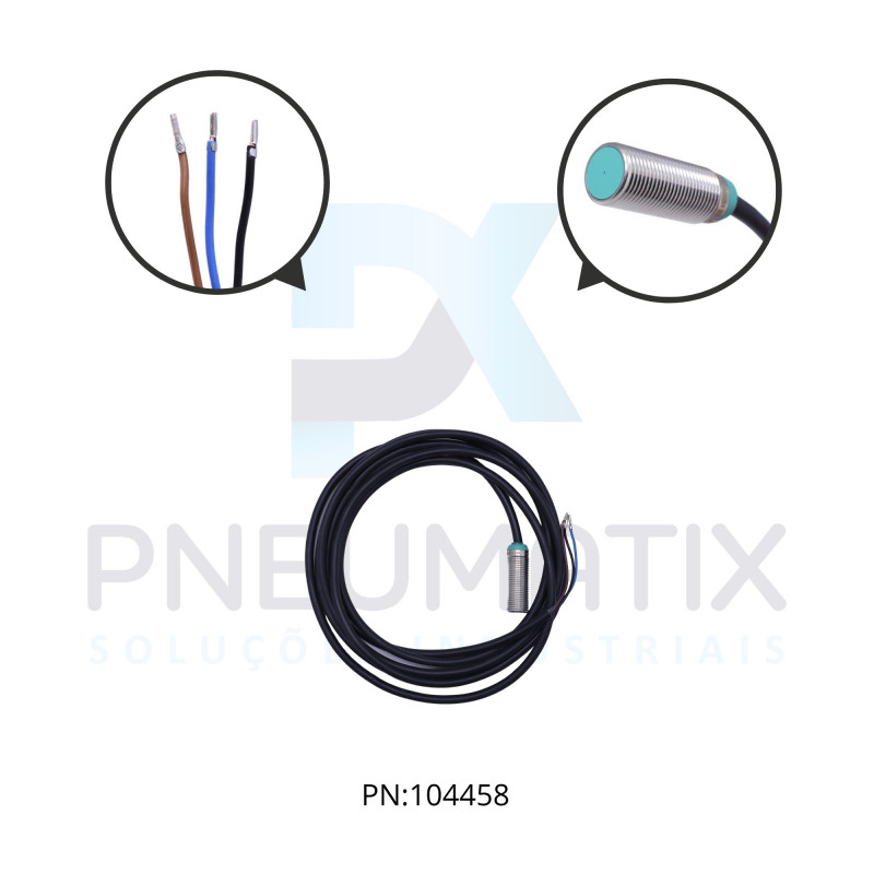 SENSOR IND.CIL.DIAM.12MM Sn:4MM ALIM.10-30VDC NPN NA CABO 2MTS NBB4-12GM30-E0 PN:326161-0018 PEPPERL SENSOR IND.CIL.DIAM.12MM Sn:4MM ALIM.10-30VDC NPN NA CABO 2MTS NBB4-12GM30-E0 PN:326161-0018 PEPPERL