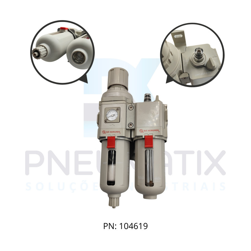 CONJ.LUBRIFIL R.1/2 BSPP DRENO AUTOMATICO BL49-41BG NORGREN *