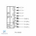 SENSOR IND.MONITOR VALVULA Sn:3MM FAC.ALIM.6-60VDC 2xNA C/CAIXA DE BORNE NBN3-F31K-Z8-K PN:282689 PEPPERL