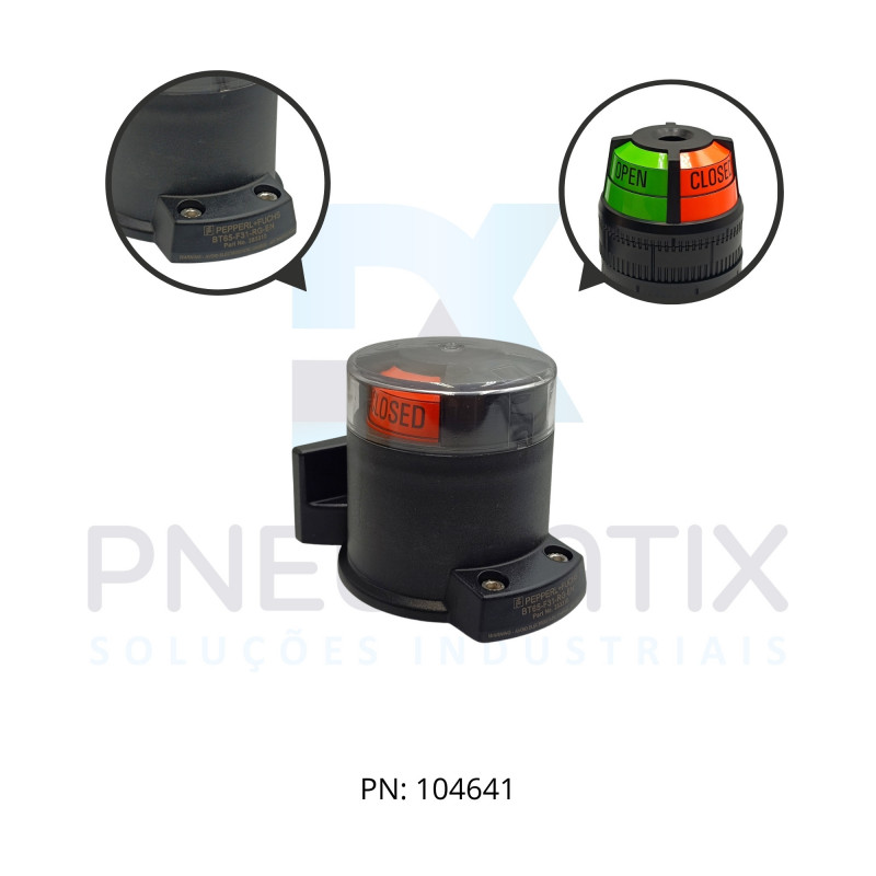 ATIVADOR P/MONITOR VALVULA PADRAO 30X80MM BT65-F31-RG-EN PN:283310 PEPPERL