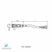 CABO C/CONECTOR 5MTS FEMEA RETO M8 3 POLOS COR CINZA PVC V3-GM-5M-PVC PN:109023 PEPPERL