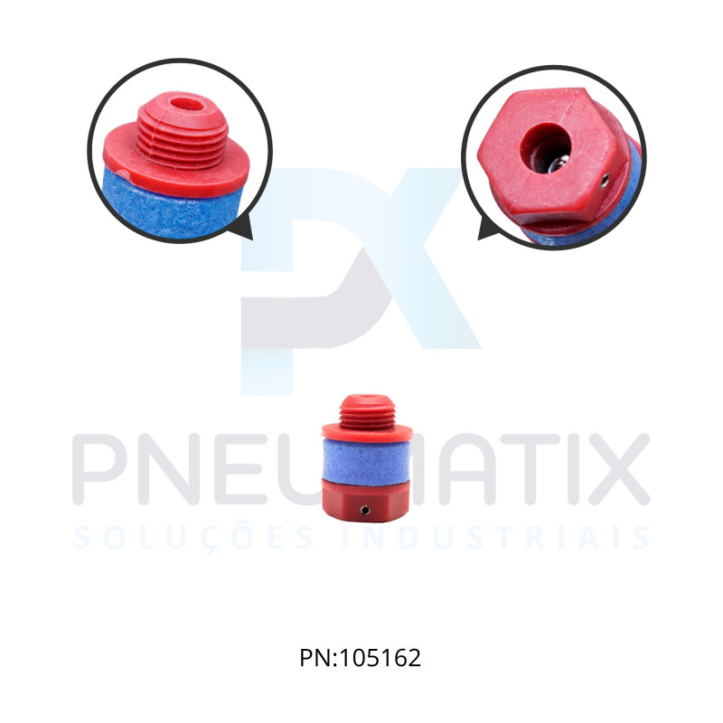 SILENCIADOR PLASTICO C/CONTROLE FLUXO 1/8 BSPP T20C1800 NORGREN SILENCIADOR PLASTICO C/CONTROLE FLUXO 1/8 BSPP T20C1800 NORGREN