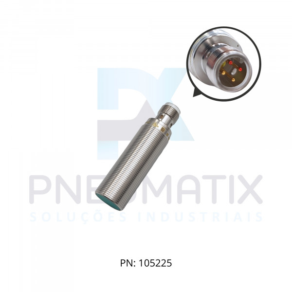 SENSOR IND.CIL.DIAM.18MM Sn:5MM FAC.ALIM.10-30VDC PNP NA/NF M12 NBB5-18GM50-A2-V1 PN:326161-0107 PEPPERL SENSOR IND.CIL.DIAM.18MM Sn:5MM FAC.ALIM.10-30VDC PNP NA/NF M12 NBB5-18GM50-A2-V1 PN:326161-0107 PEPPERL