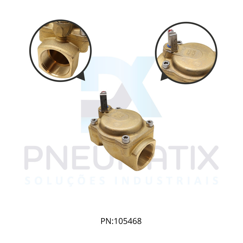 VALVULA SOLENOIDE 2/2NF 1 1/2" BSPP 8240600.9100.00000 NORGREN VALVULA SOLENOIDE 2/2NF 1 1/2" BSPP 8240600.9100.00000 NORGREN