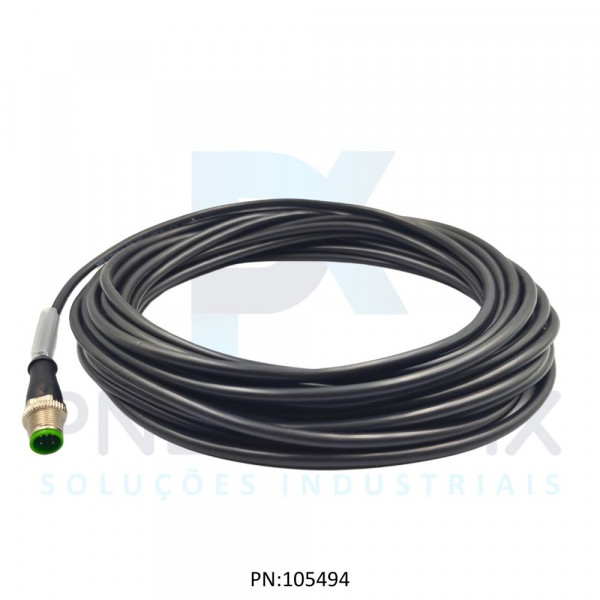 CABO C/CONECTOR 10MTS MACHO RETO M12 4 POLOS COR PRETO PVC 712021-6141000 MURRELEKTRONIK CABO C/CONECTOR 10MTS MACHO RETO M12 4 POLOS COR PRETO PVC 712021-6141000 MURRELEKTRONIK