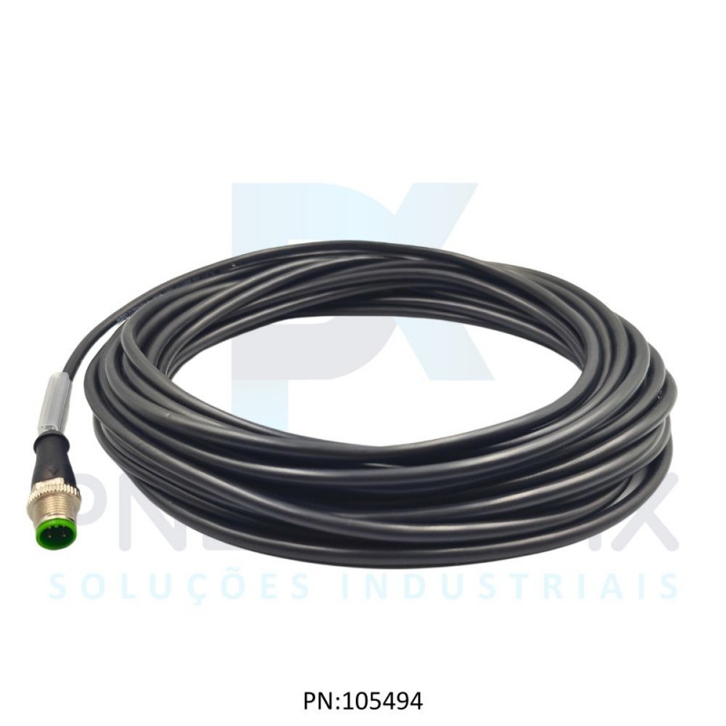 CABO C/CONECTOR 10MTS MACHO RETO M12 4 POLOS COR PRETO PVC 712021-6141000 MURRELEKTRONIK CABO C/CONECTOR 10MTS MACHO RETO M12 4 POLOS COR PRETO PVC 712021-6141000 MURRELEKTRONIK