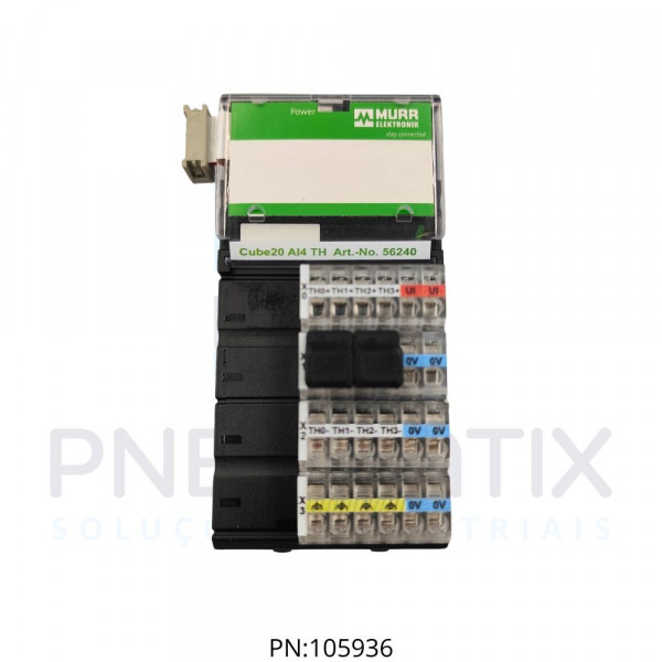 MODULO EXPANSAO CUB 20 4AI TERMOPAR (K,N,E,J,R) PT100 ME56240 MURRELEKTRONIK