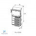 MODULO EXPANSAO CUB 20 4AI TERMOPAR (K,N,E,J,R) PT100 ME56240 MURRELEKTRONIK