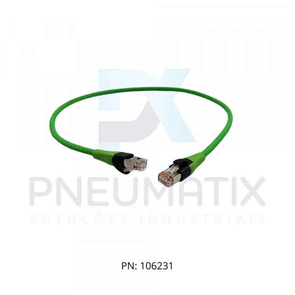 CABO RJ45 MACHO RETO 8P.0,5MT P/PAINEL CAT6A 774711-4780050 MURRELEKTRONIK