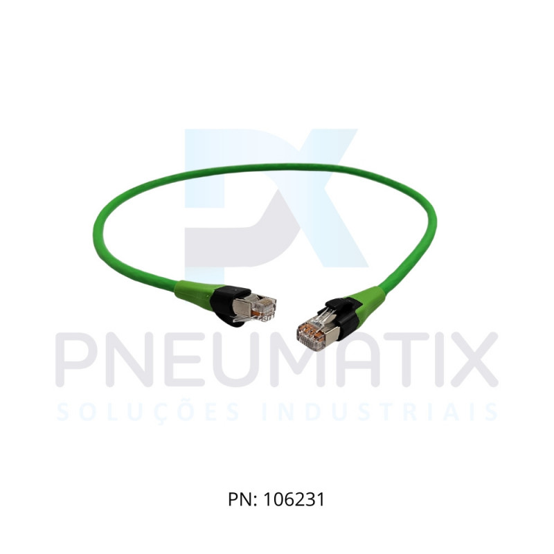 CABO RJ45 MACHO RETO 8P.0,5MT P/PAINEL CAT6A 774711-4780050 MURRELEKTRONIK