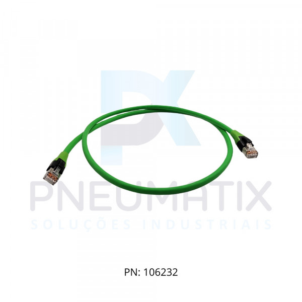 CABO RJ45 MACHO RETO 8P 1,0MT P/PAINEL CAT6A 774711-4780100 MURRELEKTRONIK