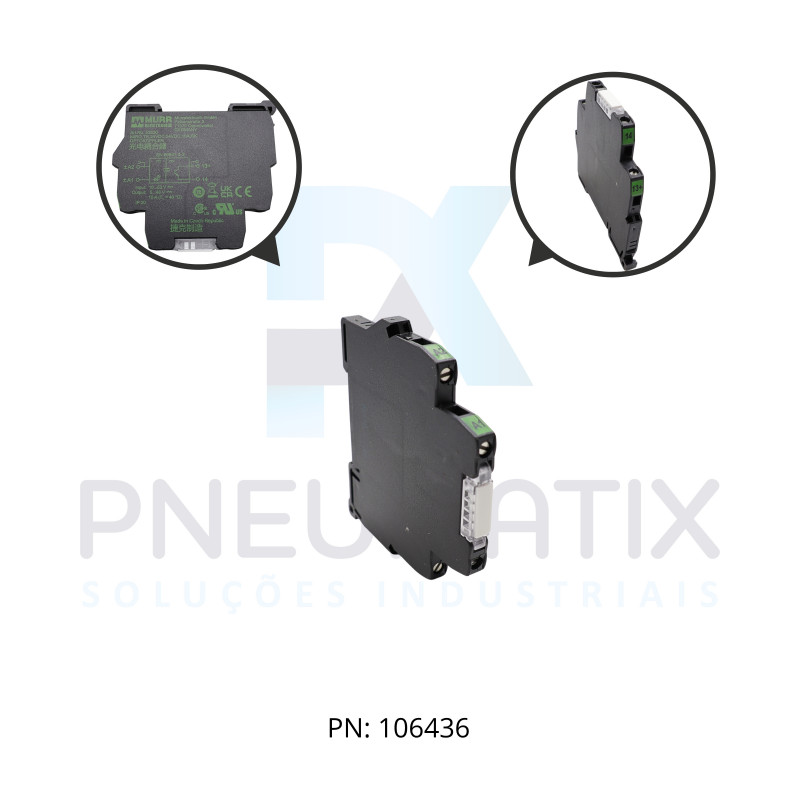 MODULO OPTO. ACOPLADOR 10/48VCC 1 CONTATO NA 10A ME52520 MURRELEKTRONIK MODULO OPTO. ACOPLADOR 10/48VCC 1 CONTATO NA 10A ME52520 MURRELEKTRONIK