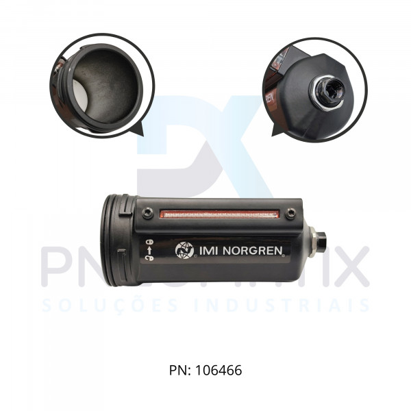 COPO METAL C/DRENO AUTOMATICO LINHA 74 4303-52F NORGREN COPO METAL C/DRENO AUTOMATICO LINHA 74 4303-52F NORGREN