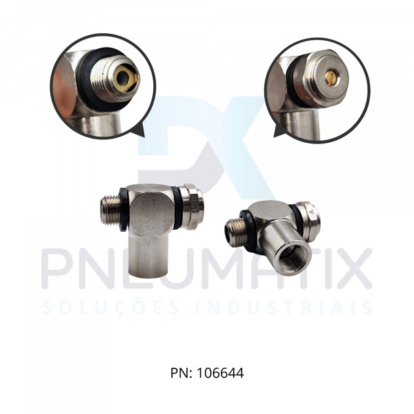 CONEXAO REGULADORA DE FLUXO LATAO  R. FEMEA 1/8 BSPP 16K511818 NORGREN