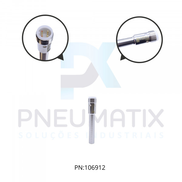 SENSOR IND.CIL.DIAM.8MM Sn:2MM ALIM.5-30VDC PNP NA/NF M12 NBB2-8GM40-A2-V1 PN:304615-0052 PEPPERL SENSOR IND.CIL.DIAM.8MM Sn:2MM ALIM.5-30VDC PNP NA/NF M12 NBB2-8GM40-A2-V1 PN:304615-0052 PEPPERL