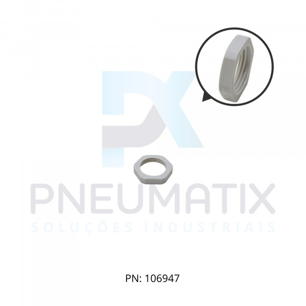 CONTRA PORCA PG11CINZA  MPC25.11 MURRPLASTIK