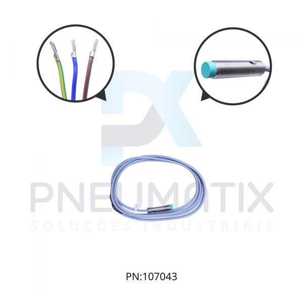 SENSOR IND.CIL.DIAM.12MM Sn:4MM N.FAC.ALIM.20-253AC 2 FIOS NF CABO 2MTS NJ4-12GM50-WO PN: 026581 PEPPERL SENSOR IND.CIL.DIAM.12MM Sn:4MM N.FAC.ALIM.20-253AC 2 FIOS NF CABO 2MTS NJ4-12GM50-WO PN: 026581 PEPPERL