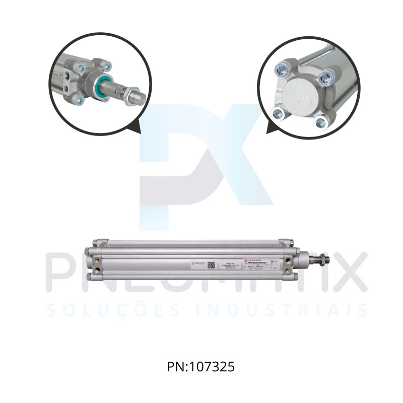 CILINDRO PNEUM.ISO D.A MAG.PERFILADO DIAM.80MM X CURSO 450MM PRA/802080/M/450 NORGREN CILINDRO PNEUM.ISO D.A MAG.PERFILADO DIAM.80MM X CURSO 450MM PRA/802080/M/450 NORGREN