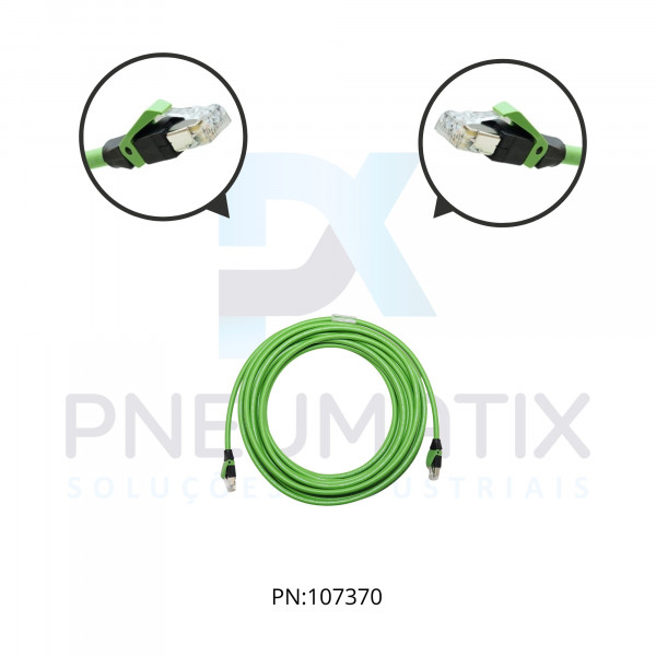 CABO C/CONECTOR 10MTS RJ45 + RJ45 CAT 5E COR VERDE PVC 774301-8001000 MURRELEKTRONIK CABO C/CONECTOR 10MTS RJ45 + RJ45 CAT 5E COR VERDE PVC 774301-8001000 MURRELEKTRONIK