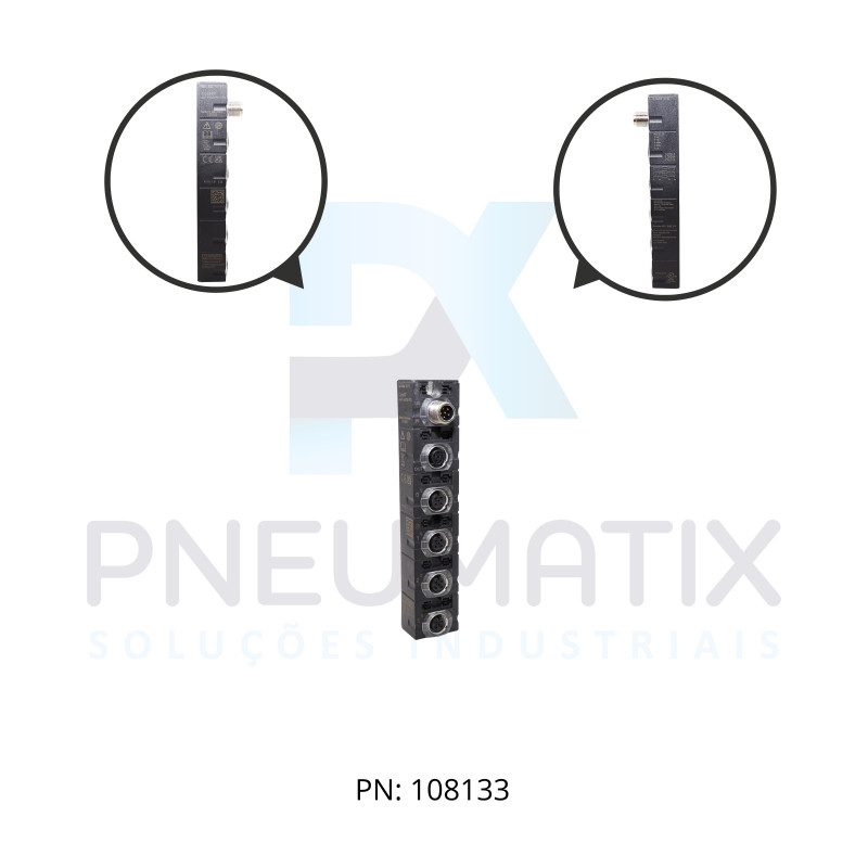 MODULO I/O AI4 E 4XM12 DISTRIBUIDOR IP67 ME56741 MURRELEKTRONIK