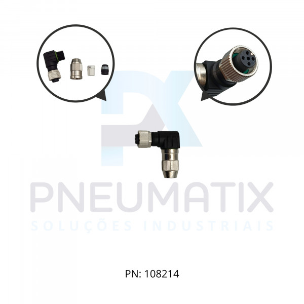 CONECTOR MOSA FEMEA M12 ANGULAR 4P 712681-0000000 MURRELEKTRONIK CONECTOR MOSA FEMEA M12 ANGULAR 4P 712681-0000000 MURRELEKTRONIK