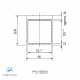 MOLDURA METAL MSDD 468113-0000000 MURRELEKTRONIK