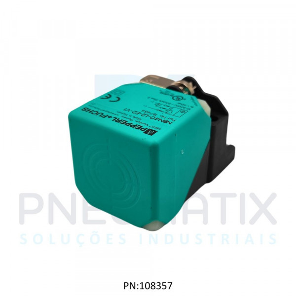 SENSOR IND.RETANGULAR Sn:40MM N.FAC.ALIM.10-30VDC PNP NA/NF M12 NBN40-L2-E2-V1 PN: 187484 PEPPERL
