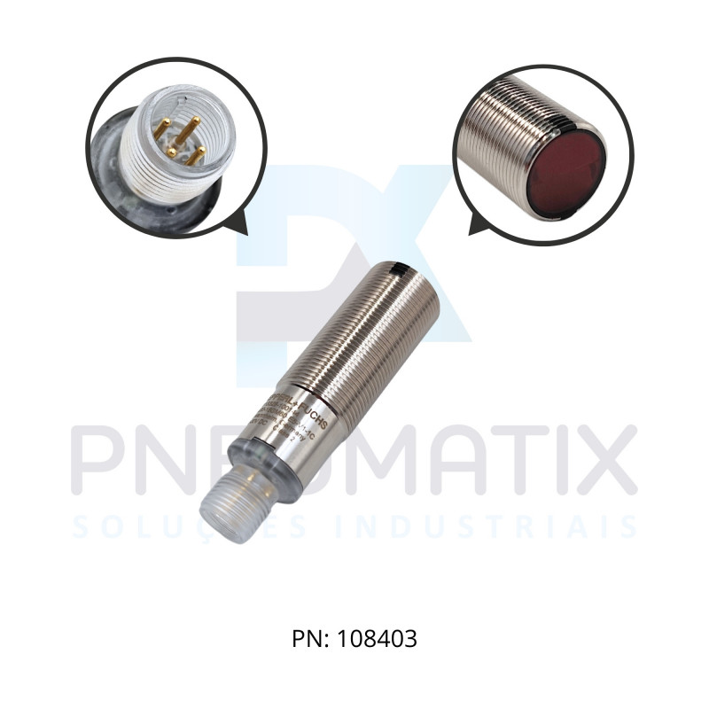 SENSOR FOTOEL.CIL.DIAM.18MM Sn:4MM ALIM.10-30VDC M12 IP67 OBR4000-18GM60-E5-V1-1C PN:70113328-100144 PEPPERL SENSOR FOTOEL.CIL.DIAM.18MM Sn:4MM ALIM.10-30VDC M12 IP67 OBR4000-18GM60-E5-V1-1C PN:70113328-100144 PEPPERL