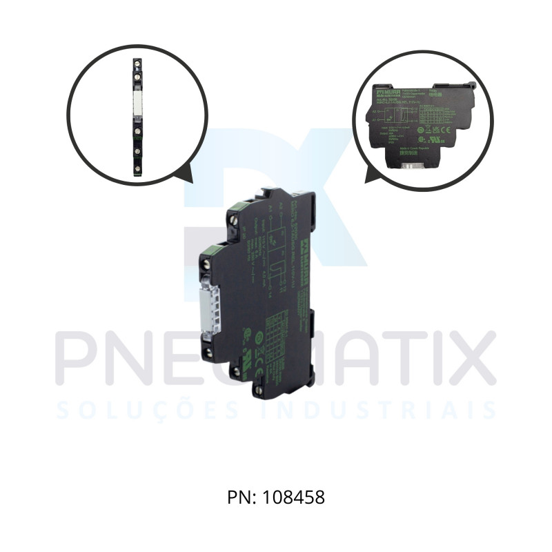 RELE DE SAIDA MIRO 110V-1U6A 1NA/NC ME52030 MURRELEKTRONIK RELE DE SAIDA MIRO 110V-1U6A 1NA/NC ME52030 MURRELEKTRONIK