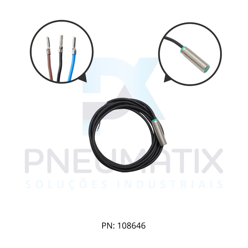 SENSOR IND.CIL.DIAM.12MM Sn:4MM FAC.ALIM.10-30VDC NPN NA CABO 2MTS NBB4-12GM40-E0 PN:326161-0024 PEPPERL SENSOR IND.CIL.DIAM.12MM Sn:4MM FAC.ALIM.10-30VDC NPN NA CABO 2MTS NBB4-12GM40-E0 PN:326161-0024 PEPPERL