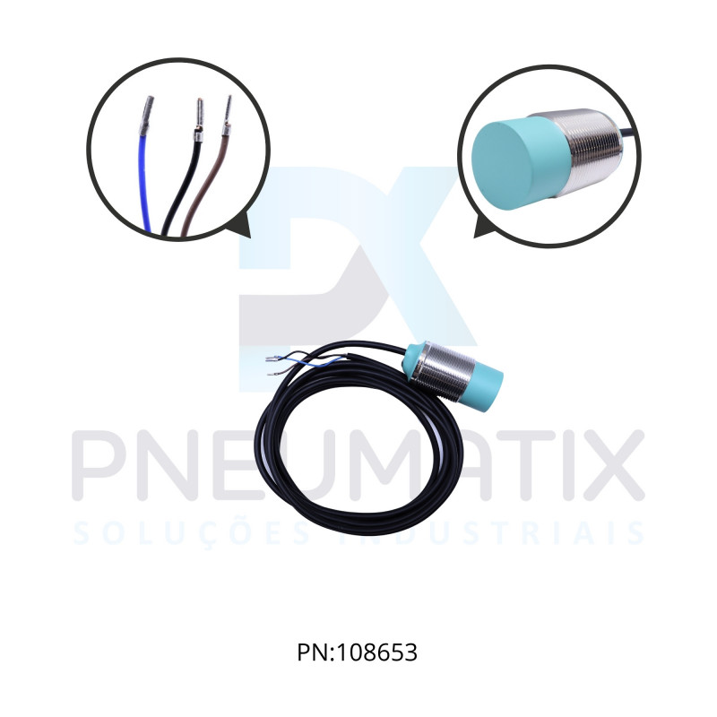 SENSOR IND.CIL.DIAM.30MM Sn:15MM N.FAC.ALIM.10-30VD PNP NA CABO 2MTS NBN15-30GM50-E2 PN:326161-0185 PEPPERL SENSOR IND.CIL.DIAM.30MM Sn:15MM N.FAC.ALIM.10-30VD PNP NA CABO 2MTS NBN15-30GM50-E2 PN:326161-0185 PEPPERL