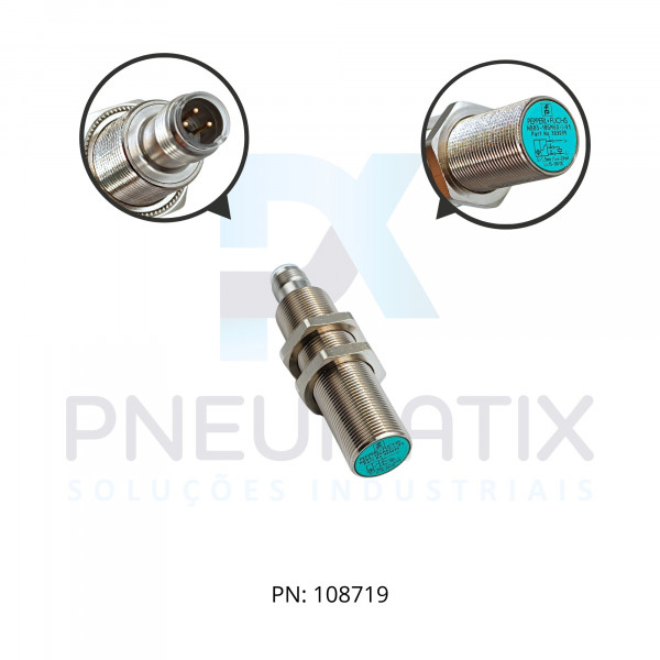 SENSOR IND.CIL.DIAM.18MM Sn:5MM FAC.ALIM.10-30VDC ANALOGICO 4-20MA CONECTOR M12 NBB5-18GM60-I-V1 PN:303099 PEPPERL FUCHS SENSOR IND.CIL.DIAM.18MM Sn:5MM FAC.ALIM.10-30VDC ANALOGICO 4-20MA CONECTOR M12 NBB5-18GM60-I-V1 PN:303099 PEPPERL FUCHS