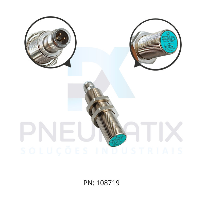 SENSOR IND.CIL.DIAM.18MM Sn:5MM FAC.ALIM.10-30VDC ANALOGICO 4-20MA CONECTOR M12 NBB5-18GM60-I-V1 PN:303099 PEPPERL FUCHS SENSOR IND.CIL.DIAM.18MM Sn:5MM FAC.ALIM.10-30VDC ANALOGICO 4-20MA CONECTOR M12 NBB5-18GM60-I-V1 PN:303099 PEPPERL FUCHS