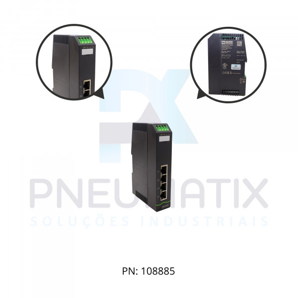 SWITCH NAO GERENCIAVEL 4 PORTAS  XELITY 4TX ME58810 MURRELEKTRONIK