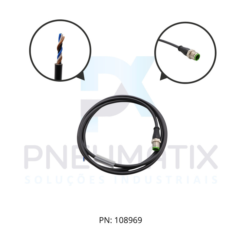 CABO C/CONECTOR 1,5MT MACHO RETO M12 4 POLOS PVC 712021-6140150 MURRELEKTRONIK CABO C/CONECTOR 1,5MT MACHO RETO M12 4 POLOS PVC 712021-6140150 MURRELEKTRONIK