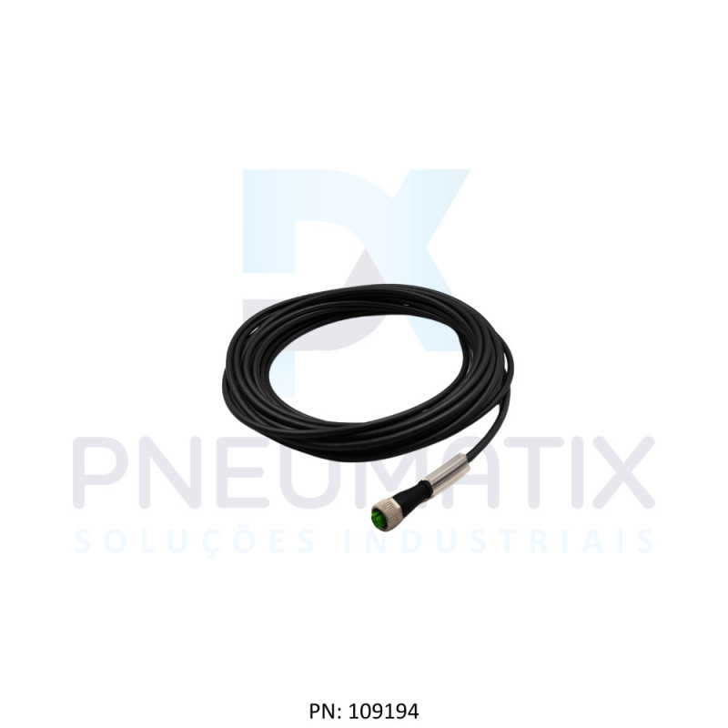 CABO C/CONECTOR 10MTS FEMEA RETO M12 5 PINOS PUR PRETO 712241-6551000 MURRELEKTRONIK CABO C/CONECTOR 10MTS FEMEA RETO M12 5 PINOS PUR PRETO 712241-6551000 MURRELEKTRONIK