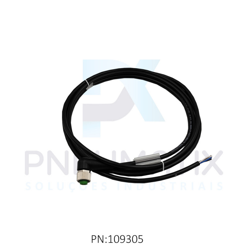 CABO C/CONECTOR PVC 2MTS FEMEA ANGULAR M12 4 POLOS COR PRETO 712341-6140200 MURRELEKTRONIK CABO C/CONECTOR PVC 2MTS FEMEA ANGULAR M12 4 POLOS COR PRETO 712341-6140200 MURRELEKTRONIK