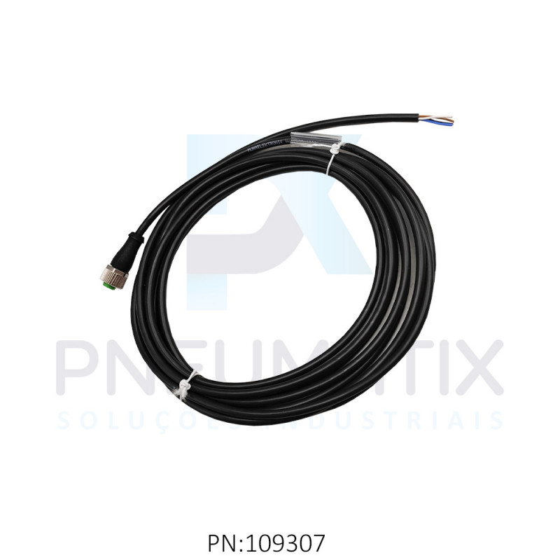 CABO C/CONECTOR PVC 4MTS FEMEA RETO M12 4 POLOS COR PRETO 712221-6140400 MURRELEKTRONIK CABO C/CONECTOR PVC 4MTS FEMEA RETO M12 4 POLOS COR PRETO 712221-6140400 MURRELEKTRONIK