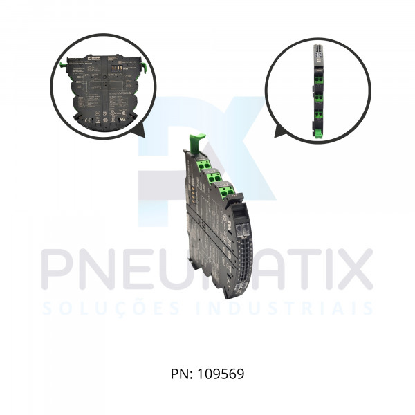 PROTECAO DE CIRCUITO ELETRONICO MIC PRO 2 CANAIS ALIM.9-30VDC CORRENTE 1-10A 24VCC 941092-0101000 MURRELEKTRONIK