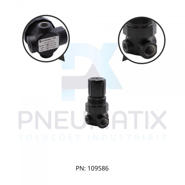 REGULADOR DE PRESSAO SERIE BASICA 1/4 NPT S/MANOMETRO 0.3A7BAR R07-200-RNKA NORGREN REGULADOR DE PRESSAO SERIE BASICA 1/4 NPT S/MANOMETRO 0.3A7BAR R07-200-RNKA NORGREN